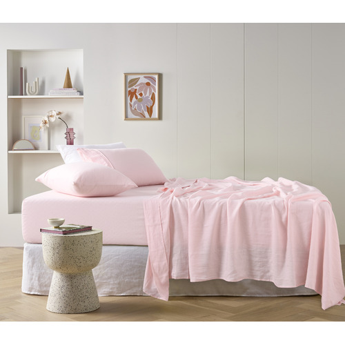 Blush-Vintage-Design-Linen-Sheet-Set