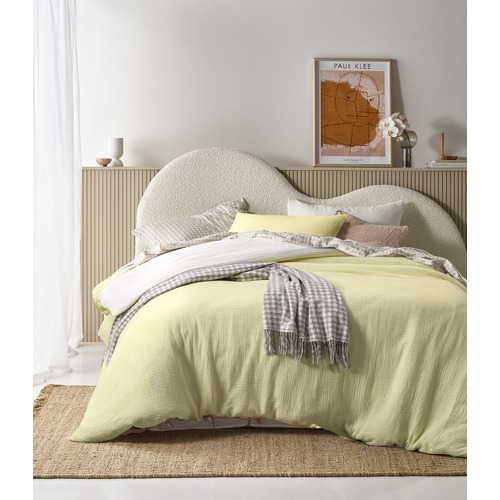 White Butter Hugo Cotton Gauze Reversible Quilt Cover Set