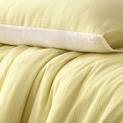 White Butter Hugo Cotton Gauze Reversible Quilt Cover Set