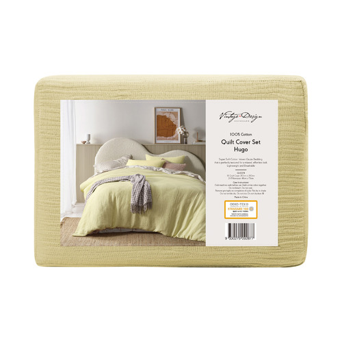 Butter Hugo Cotton Gauze Quilt Cover Set