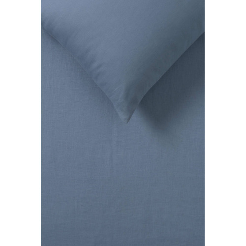 Sky Blue Hemp Quilt Cover Set