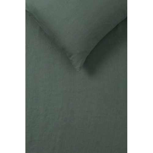 Sea Green Hemp Quilt Cover Set