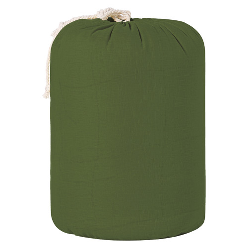 Olive French Linen Coverlet Set