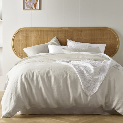 Natural French Linen Quilt Cover Set