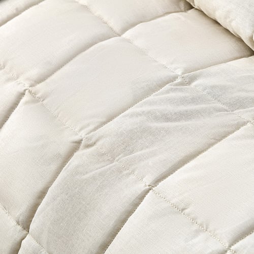 Natural French Linen Coverlet Set