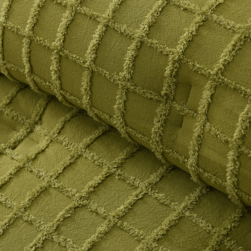 3 Piece Cacti Green Parquet Comforter Set