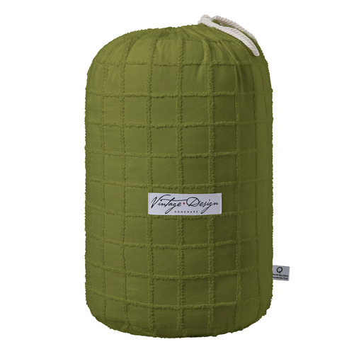 3 Piece Cacti Green Parquet Comforter Set