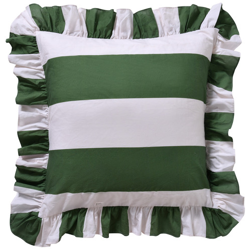Green Candy Ruffle Cotton European Pillowcase