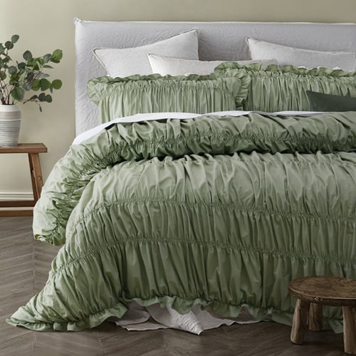 Sage Haven Cotton Quilt Cover Set