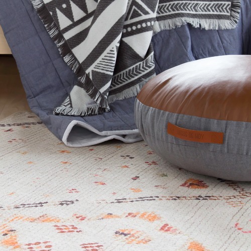 Rectangle Leather Floor Cushion