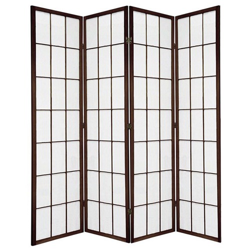 4 Panel Shoji Room Divider Screen