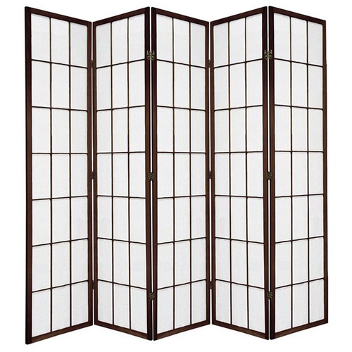 5 Panel Shoji Room Divider Screen