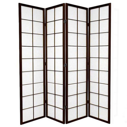 4 Panel Zen Room Divider Screen