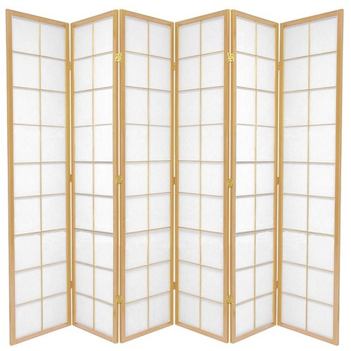 6 Panel Zen Room Divider Screen