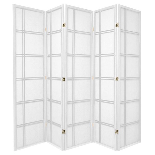 5 Panel Cross Room Divider Screen