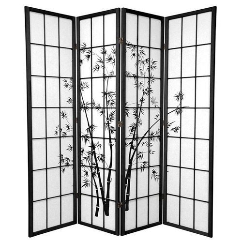 4 Panel Zen Garden Room Divider Screen Temple Webster