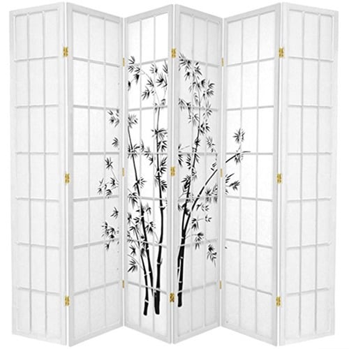 6 Panel Zen Garden Room Divider Screen