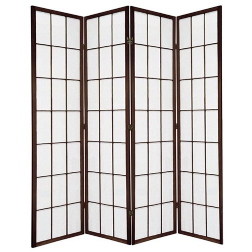 4 Panel Shoji Room Divider Screen