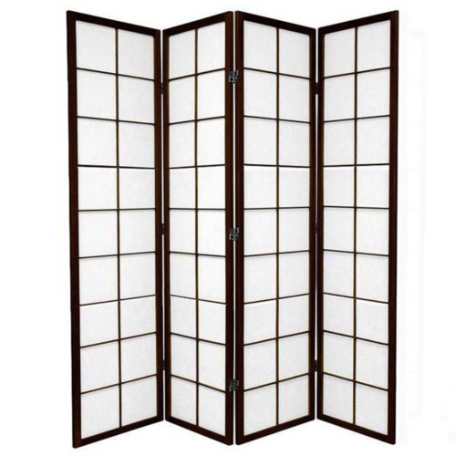 4 Panel Zen Room Divider Screen