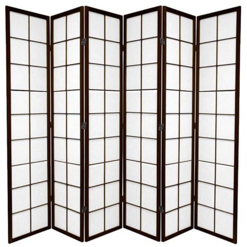 6 Panel Zen Room Divider Screen