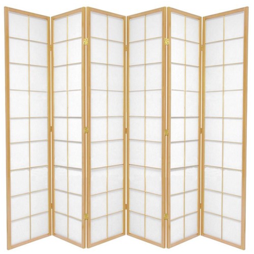 6 Panel Zen Room Divider Screen