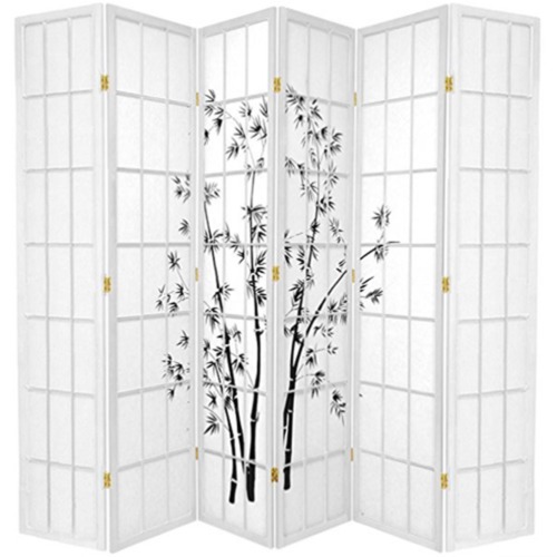 Storage Co 6 Panel Zen Garden Room Divider Screen Temple & ster