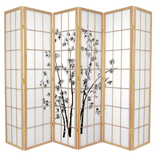 Storage Co 6 Panel Zen Garden Room Divider Screen | Temple & Webster