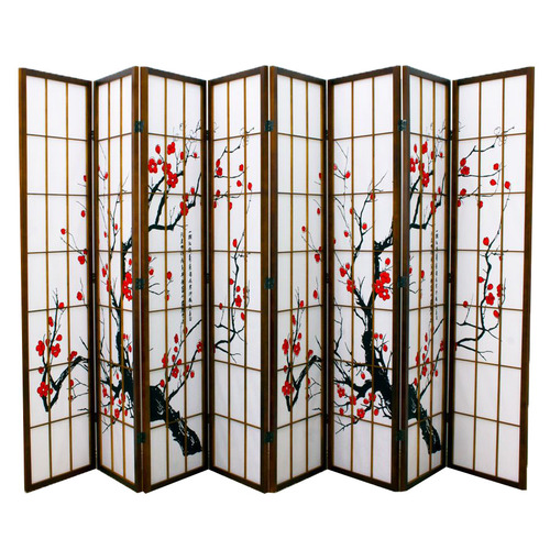 Cherry Blossom Rice Paper Room Divider