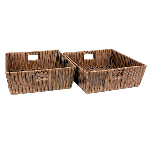 Beige Storage Baskets Set Shelf Baskets Woven Decorative Home Storage Bins Decorative Baskets Organizing Baskets Nesting Baskets 
