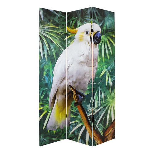 3 Panel Aussie Birds Canvas Room Divider