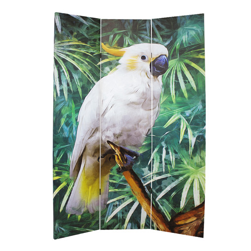 3 Panel Aussie Birds Canvas Room Divider