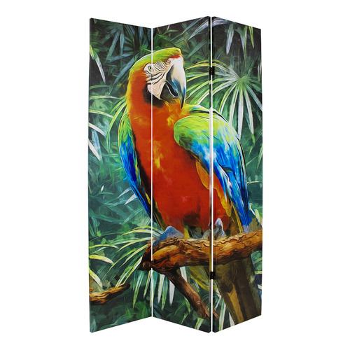 3 Panel Aussie Birds Canvas Room Divider