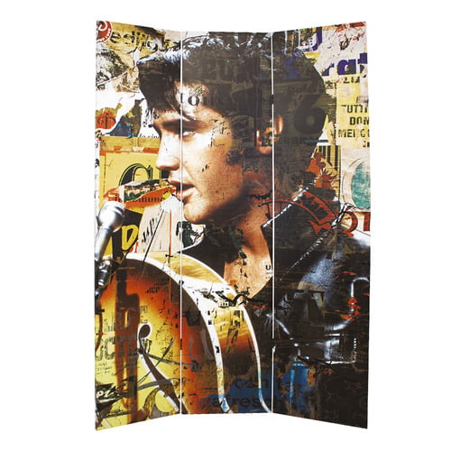 3 Panel Marilyn & Elvis Canvas Room Divider