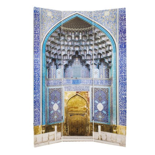 3 Panel Moroccan Doorway Canvas Room Divider