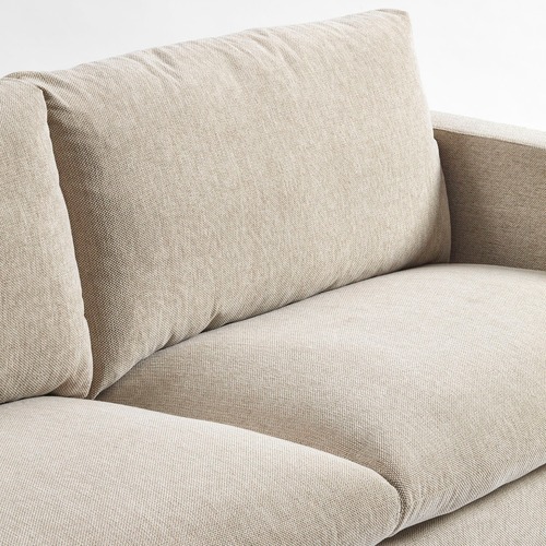 Sand Silas 3 Seater Sofa | Temple & Webster