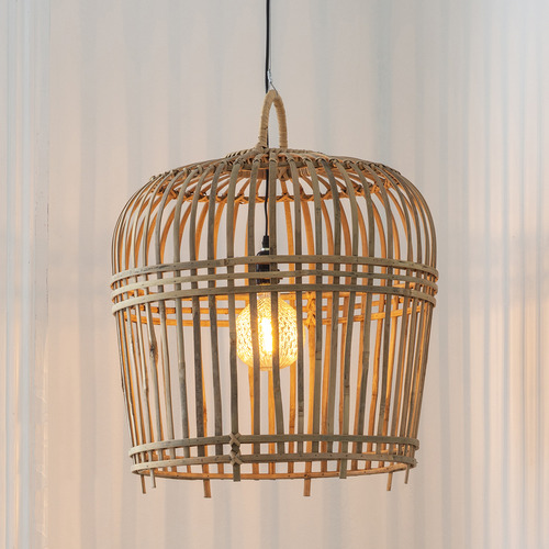 Romano Wooden Basket Lamp Shade | Temple & Webster