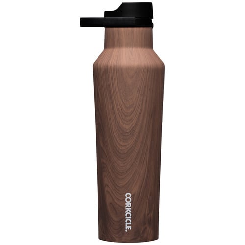 600ml Walnut Wood Sport Canteen Water Bottle