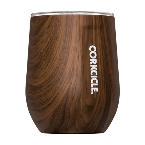 340ml Walnut Wood Stemless Travel Mug