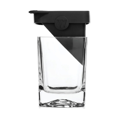 2 Piece Whiskey Wedge Glass & Ice Mould Set