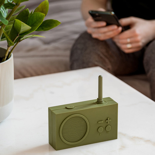 Thykho Portable FM Radio & Bluetooth Speaker