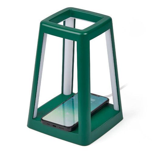 Lantern Outdoor Lamp with Built-In Wireless Charger