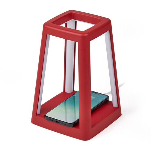 Lantern Outdoor Lamp with Built-In Wireless Charger