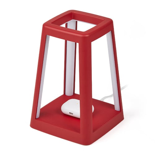 Lantern Outdoor Lamp with Built-In Wireless Charger