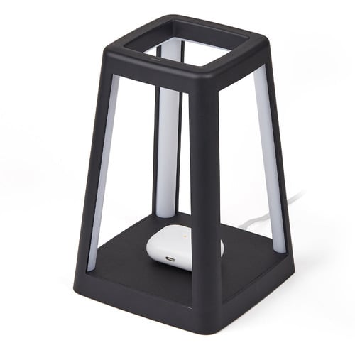 Lantern Outdoor Lamp with Built-In Wireless Charger