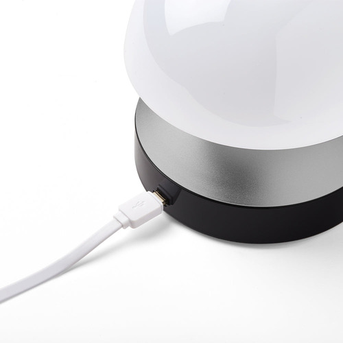 Mina Portable LED Touch Lamp with Alarm Clock