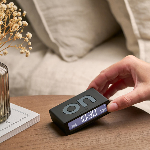 8cm Flip Reversible Alarm Clock