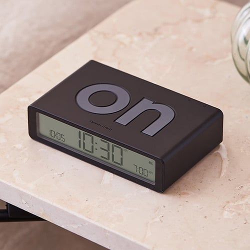 10.4cm Flip Reversible Alarm Clock