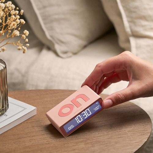 8cm Flip Reversible Alarm Clock