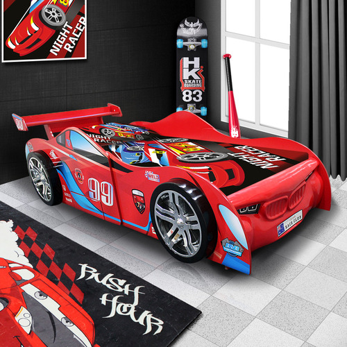 Kids Nation Furniture Marshall Racing, Race Car Bed Frame
