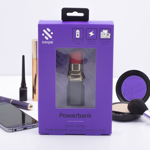 Lipstick Portable Power Bank Temple & ster